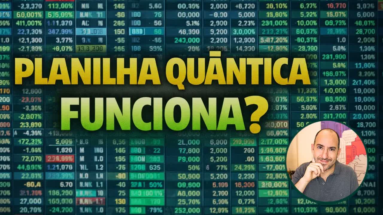 Vale a pena seguir estrangeiro por planilhas quânticas?